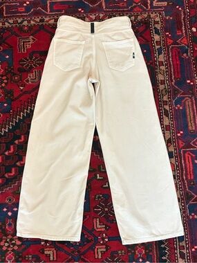 Amish Linda Bull Crinckle Wide Leg Jeans